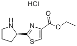 2-((R)-吡咯烷-2-基)噻唑-4-羧酸乙酯鹽酸鹽結(jié)構(gòu)式_251349-56-1結(jié)構(gòu)式