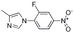 3-氟-4-(4-甲基-咪唑-1-基)硝基苯結構式_252337-29-4結構式