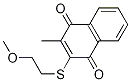 2-(2-甲氧基乙基硫代)-3-甲基萘-1,4-二酮結(jié)構(gòu)式_255906-59-3結(jié)構(gòu)式