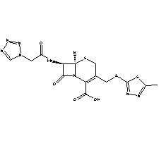 CefazolinStructure,25953-19-9Structure Cefazolin Structure,25953-19-9Structure