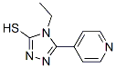 4-乙基-5-吡啶-4H-[1,2,4]噻唑-3-硫醇結(jié)構(gòu)式_26029-01-6結(jié)構(gòu)式