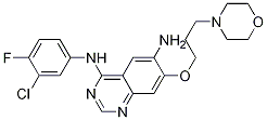 N4-(3-氯-4-氟苯基)-7-(3-嗎啉丙氧基)喹唑啉-4,6-二胺結構式_267243-68-5結構式