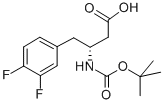 Boc-(r)-3-amino-4-(3,4-difluorophenyl)butanoic acid Structure,269396-59-0Structure