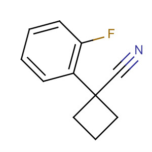 1-(2-氟苯基)環(huán)丁烷甲腈結(jié)構(gòu)式_28049-63-0結(jié)構(gòu)式