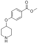 4-(4-哌啶基氧基)苯甲酸甲酯結(jié)構(gòu)式_281234-95-5結(jié)構(gòu)式