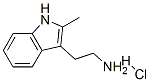 2-(2-甲基-1H-吲哚-3-基)乙胺鹽酸鹽結(jié)構(gòu)式_2826-95-1結(jié)構(gòu)式
