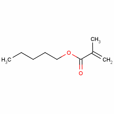 2-甲基-2-丙烯酸戊酯結(jié)構(gòu)式_2849-98-1結(jié)構(gòu)式