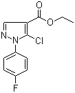 5-氯-1-(4-氟苯基)-1H-吡唑-4-羧酸乙酯結(jié)構(gòu)式_288252-75-5結(jié)構(gòu)式