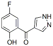 4-(5-氟-2-羥基苯甲?；?吡唑結(jié)構(gòu)式_288401-61-6結(jié)構(gòu)式