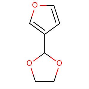 2-(3-呋喃)-1,3-二氧戊環(huán)結(jié)構(gòu)式_28872-87-9結(jié)構(gòu)式
