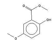 5-甲氧基水楊酸甲酯結構式_2905-82-0結構式