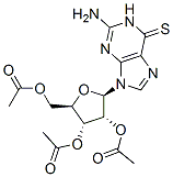2-氨基-9-(2,3,5-三鄰乙?；?beta-d-呋喃核糖基)-6-硫代嘌呤結(jié)構(gòu)式_2946-36-3結(jié)構(gòu)式
