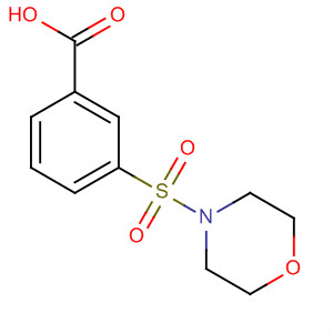 3-(嗎啉-4-基磺?；?苯甲酸結(jié)構(gòu)式_299181-75-2結(jié)構(gòu)式