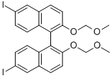 (R)-6,6-二碘-2,2-雙(甲氧基甲氧基)-1,1-二萘結(jié)構(gòu)式_300369-65-7結(jié)構(gòu)式