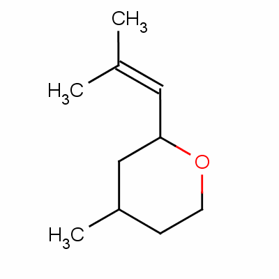 2H-pyran, tetrahydro-4-methyl-2-(2-methyl-1-propenyl)-, (2s-cis)-Structure,3033-23-6Structure 2H-pyran, tetrahydro-4-methyl-2-(2-methyl-1-propenyl)-, (2s-cis)- Structure,3033-23-6Structure