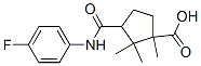 3-(4-氟苯基氨基甲?；?-1,2,2-三甲基環(huán)戊烷羧酸結(jié)構(gòu)式_304666-33-9結(jié)構(gòu)式