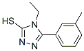 4-乙基-5-鄰甲苯-4H-[1,2,4]噻唑-3-硫醇結(jié)構(gòu)式_305337-12-6結(jié)構(gòu)式
