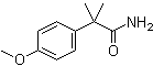 2-(4-甲氧基苯基)-2-甲基丙酰胺結(jié)構(gòu)式_30568-37-7結(jié)構(gòu)式