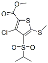 3-氯-4-(異丙基磺酰基)-5-(甲基硫代)噻吩-2-羧酸甲酯結(jié)構(gòu)式_306935-21-7結(jié)構(gòu)式