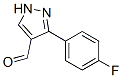 3-(4-氟苯基)-1H-吡唑-4-甲醛結(jié)構(gòu)式_306936-57-2結(jié)構(gòu)式