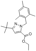 3-(叔丁基)-1-(異丙叉甲基)-1H-吡唑-5-羧酸乙酯結(jié)構(gòu)式_306936-99-2結(jié)構(gòu)式
