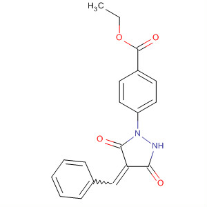 4-(4-亞芐基-3,5-二氧代-吡唑啉-1-基)-苯甲酸乙酯結(jié)構(gòu)式_311783-55-8結(jié)構(gòu)式
