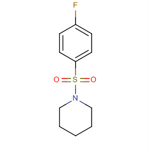 1-(4-氟苯基磺酰基)哌啶結(jié)構(gòu)式_312-32-3結(jié)構(gòu)式