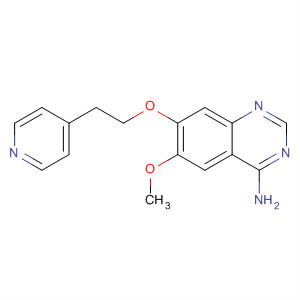 4-氨基-6-甲氧基-7-[2-(4-吡啶)乙氧基]喹唑啉結(jié)構(gòu)式_320365-98-8結(jié)構(gòu)式