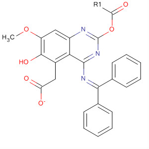 N-二苯基亞甲基-6-乙酰氧基-7-甲氧基喹唑啉-4-胺結(jié)構(gòu)式_320366-67-4結(jié)構(gòu)式