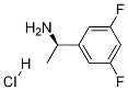 (R)-1-(3,5-二氟苯基)乙胺鹽酸鹽結(jié)構(gòu)式_321318-28-9結(jié)構(gòu)式