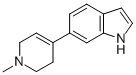 6-(1-甲基-1,2,3,6-四氫吡啶-4-基)-1H-吲哚結(jié)構(gòu)式_321744-85-8結(jié)構(gòu)式