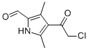 (9Ci)-4-(氯乙?；?-3,5-二甲基-1H-吡咯-2-羧醛結構式_324570-85-6結構式
