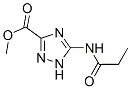 (9ci)-5-[(1-氧代丙基)氨基]-1H-1,2,4-噻唑-3-羧酸甲酯結(jié)構(gòu)式_326186-20-3結(jié)構(gòu)式