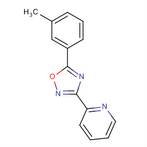 3-(吡啶-2-基)-5-(3-甲基苯基)-1,2,4-噁二唑結(jié)構(gòu)式_327056-12-2結(jié)構(gòu)式