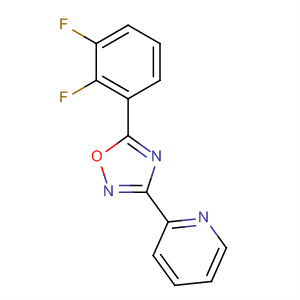 3-(吡啶-2-基)-5-(2,3-二氟苯基)-1,2,4-噁二唑結構式_327056-15-5結構式