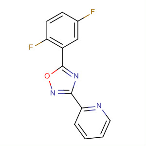3-(吡啶-2-基)-5-(2,5-二氟苯基)-1,2,4-噁二唑結(jié)構(gòu)式_327056-16-6結(jié)構(gòu)式
