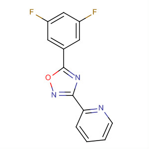 3-(吡啶-2-基)-5-(3,5-二氟苯基)-1,2,4-噁二唑結(jié)構(gòu)式_327056-17-7結(jié)構(gòu)式