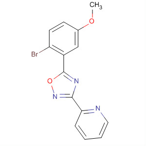 3-(吡啶-2-基)-5-(2-溴-5-甲氧基苯基)-1,2,4-噁二唑結構式_327056-37-1結構式