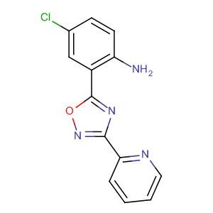 3-(2-吡啶)-5-(5-氯-2-氨基苯基)-1,2,4-噁二唑結(jié)構(gòu)式_327056-44-0結(jié)構(gòu)式