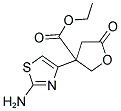 3-(2-氨基-4-噻唑)-5-氧四氫呋喃-3-羧酸乙酯結(jié)構(gòu)式_328275-97-4結(jié)構(gòu)式