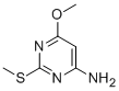 6-甲氧基-2-(甲基硫代)-4-嘧啶胺結構式_3289-53-0結構式