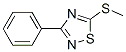 5-(甲基硫代)-3-苯基-1,2,4-噻二唑結(jié)構(gòu)式_32991-58-5結(jié)構(gòu)式