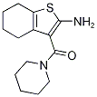 3-(哌啶-1-基羰基)-4,5,6,7-四氫-1-苯并噻吩-2-胺結構式_331760-59-9結構式