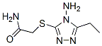 (9Ci)-2-[(4-氨基-5-乙基-4H-1,2,4-噻唑-3-基)硫代]-乙酰胺結構式_331837-71-9結構式