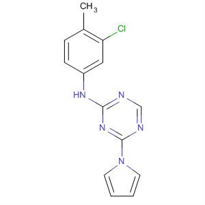 N-(3-氯-4-甲基苯基)-4-(1H-吡咯-1-基)-1,3,5-噻嗪-2-胺結(jié)構(gòu)式_333727-99-4結(jié)構(gòu)式