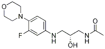 N-[(2r)-3-[[3-氟-4-(4-嗎啉)苯基]氨基]-2-羥基丙基]乙酰胺結(jié)構(gòu)式_333753-67-6結(jié)構(gòu)式