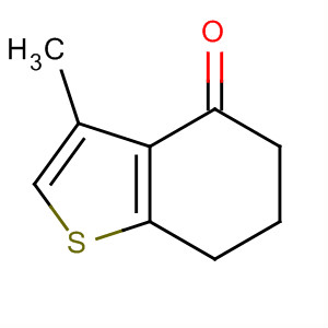 3-甲基-4-氧代-4,5,6,7-四氫苯并噻吩結(jié)構(gòu)式_33449-56-8結(jié)構(gòu)式