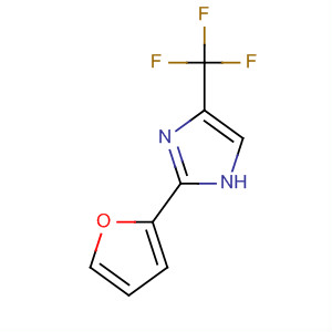 2-(2-呋喃)-5-(三氟甲基)-1H-咪唑結(jié)構(gòu)式_33468-88-1結(jié)構(gòu)式