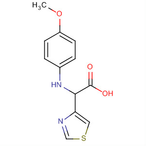 2-[(4-甲氧基苯基氨基) 噻唑-4-基]乙酸結(jié)構(gòu)式_335398-80-6結(jié)構(gòu)式