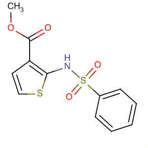 2-(苯基磺酰胺)噻吩-3-羧酸甲酯結(jié)構(gòu)式_338750-47-3結(jié)構(gòu)式